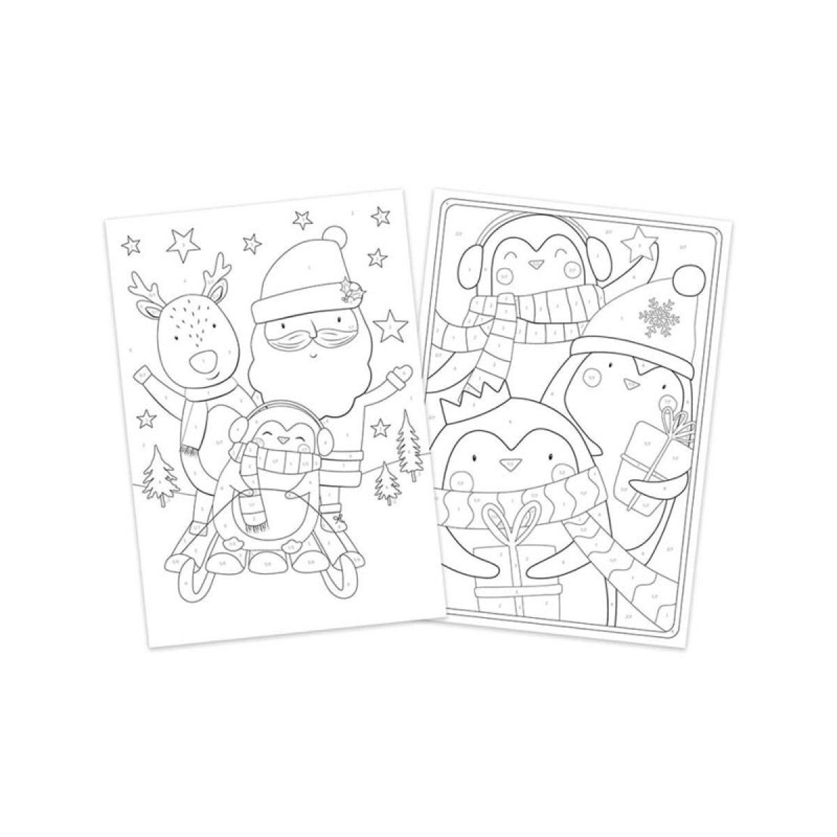 Activity Christmas Paint By Numbers Set