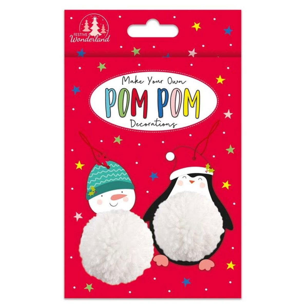 Activity Christmas Make your own Pom Pom Decoration