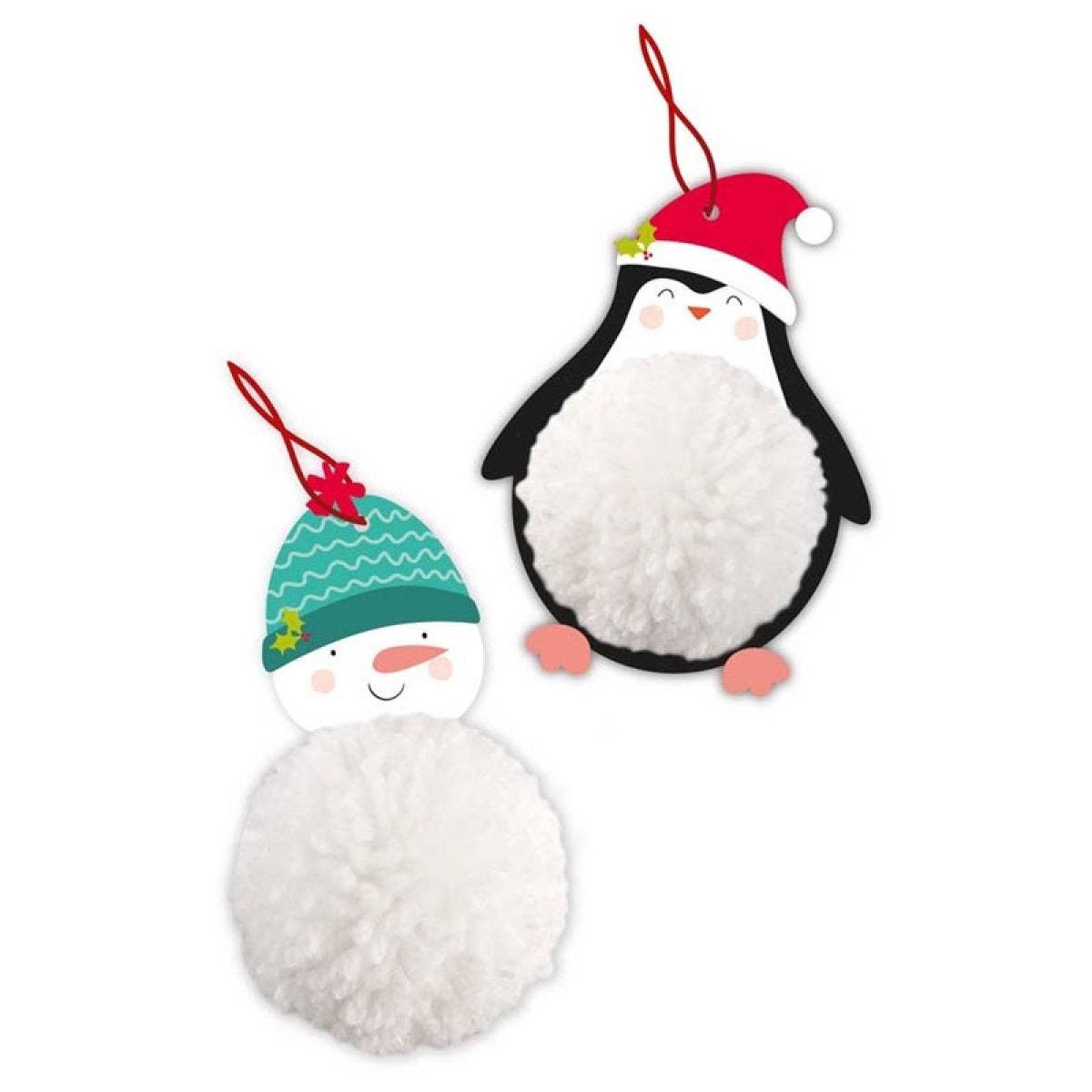 Activity Christmas Make your own Pom Pom Decoration