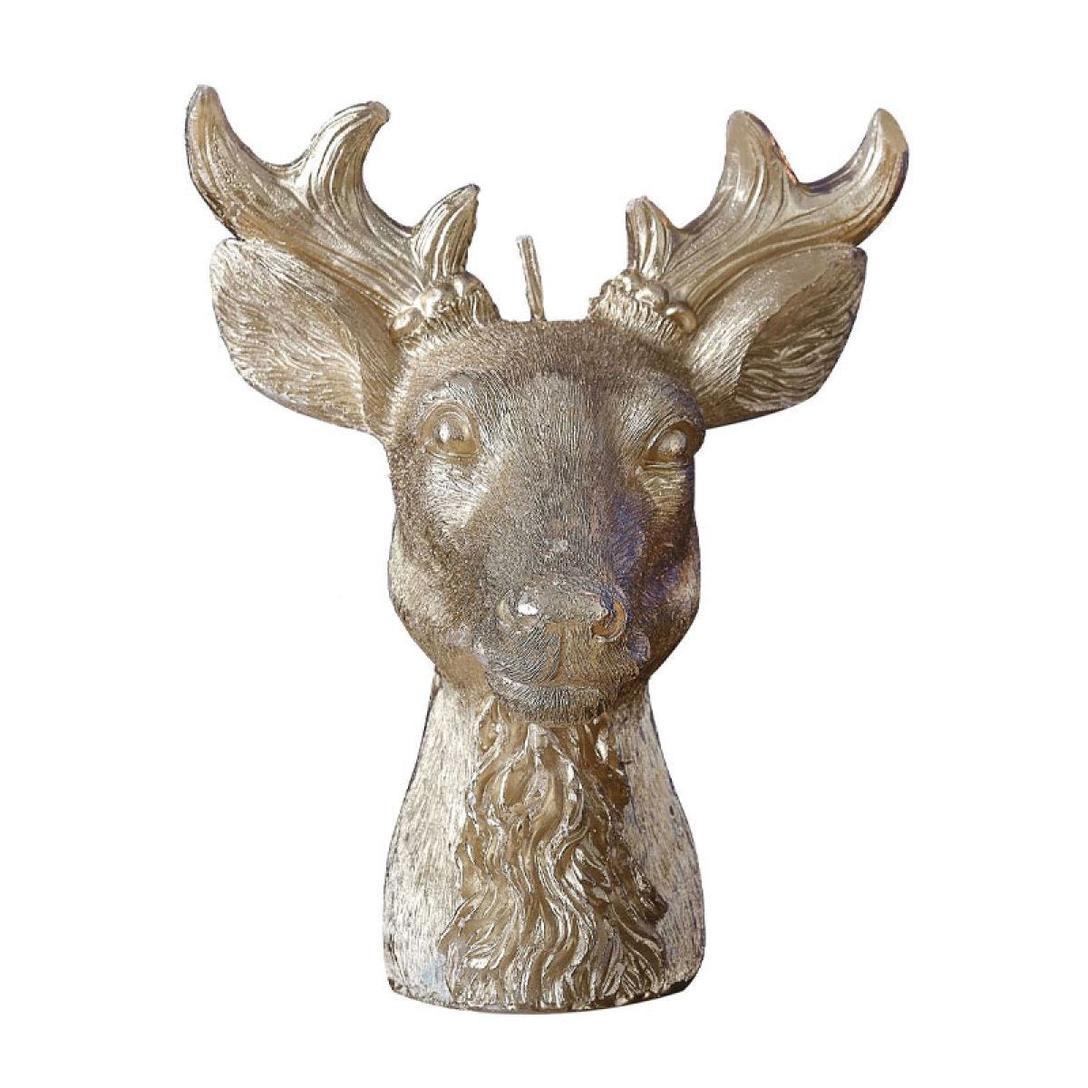Gold Stag Head Candles
