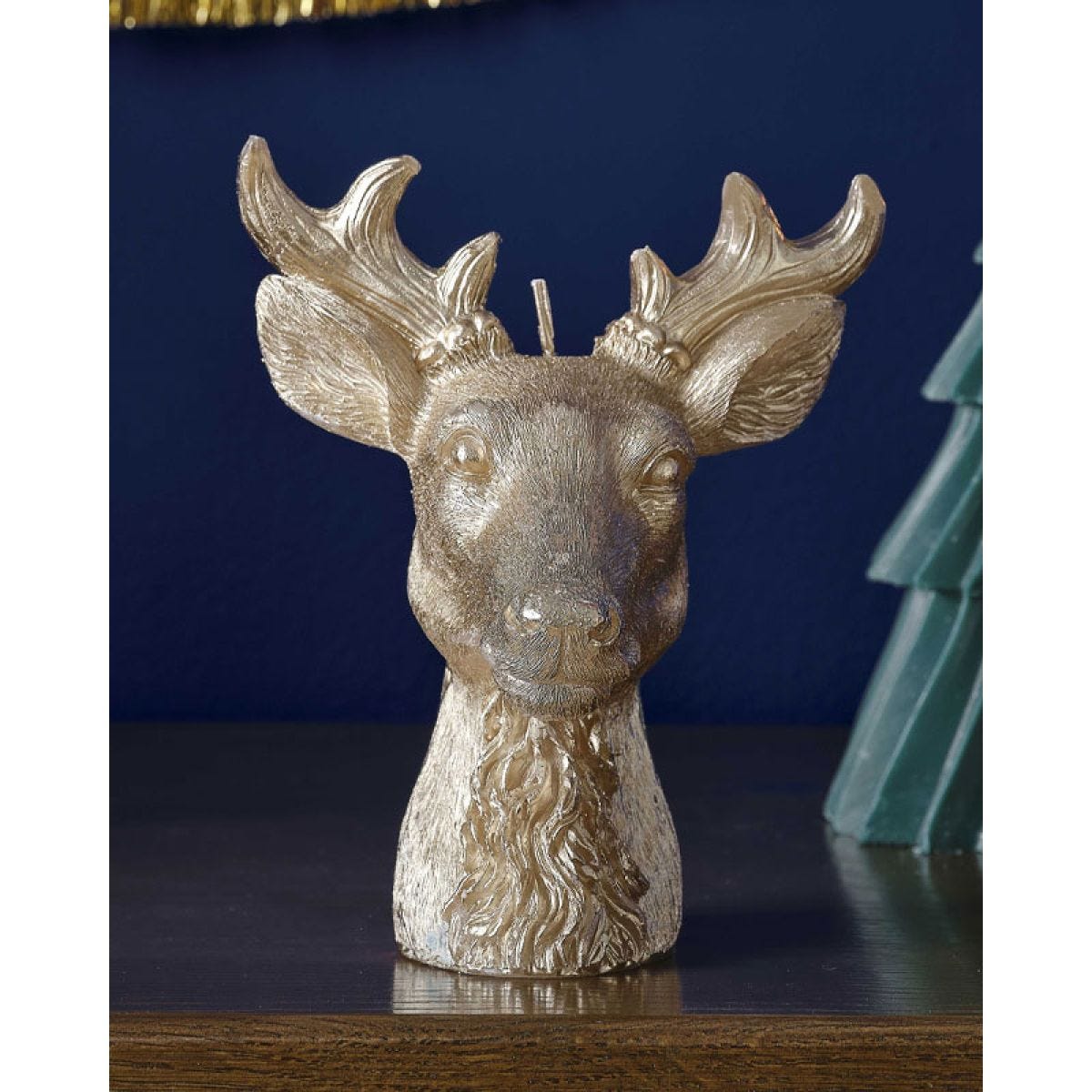 Gold Stag Head Candles