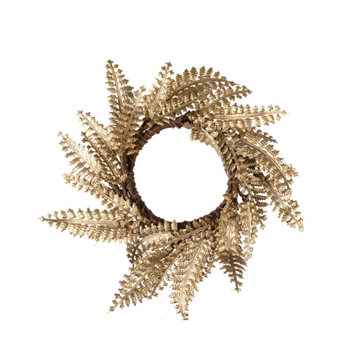 Gold Wreath Napkin Rings (4pk)
