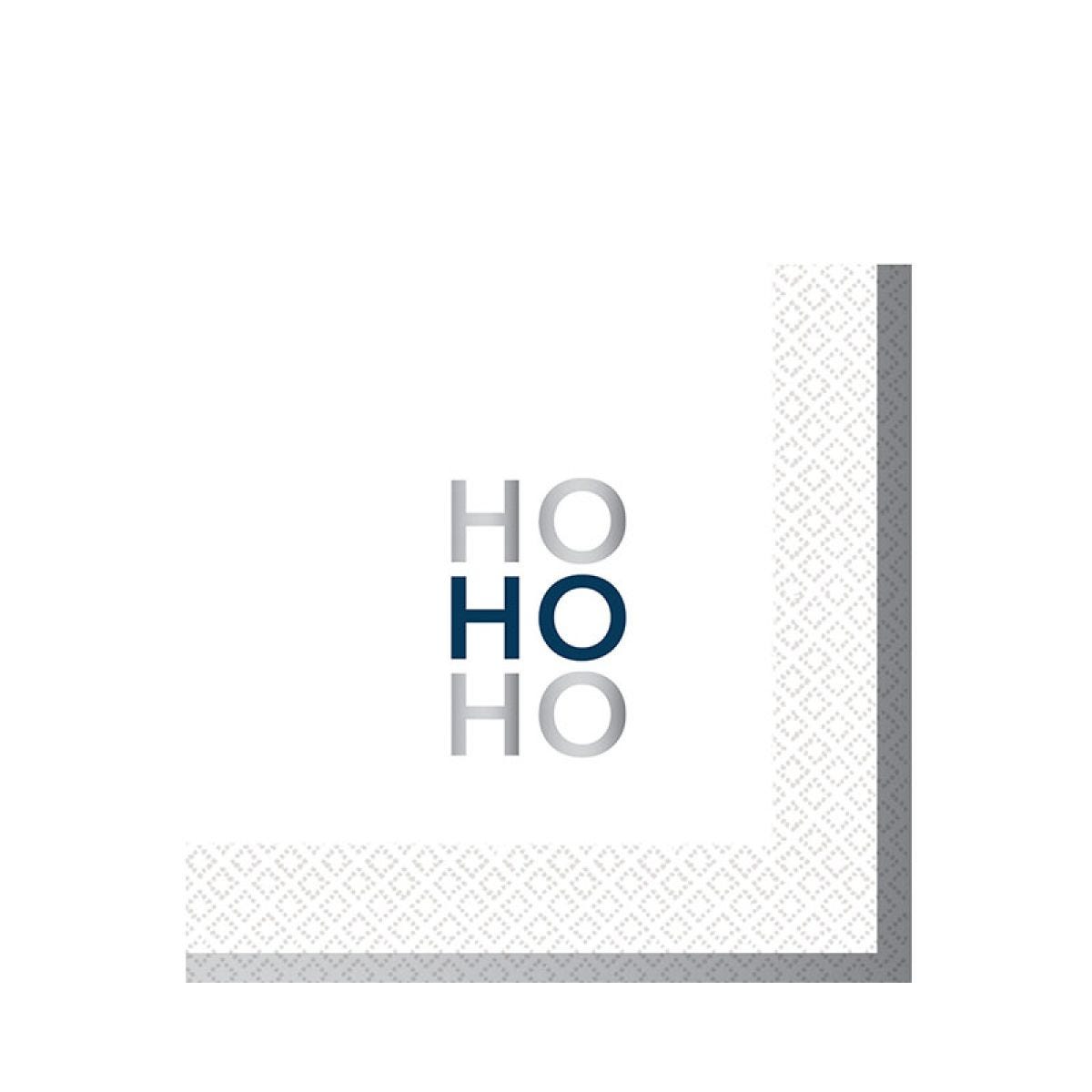 HO HO HO Christmas Paper Napkins 33cm (16pk)