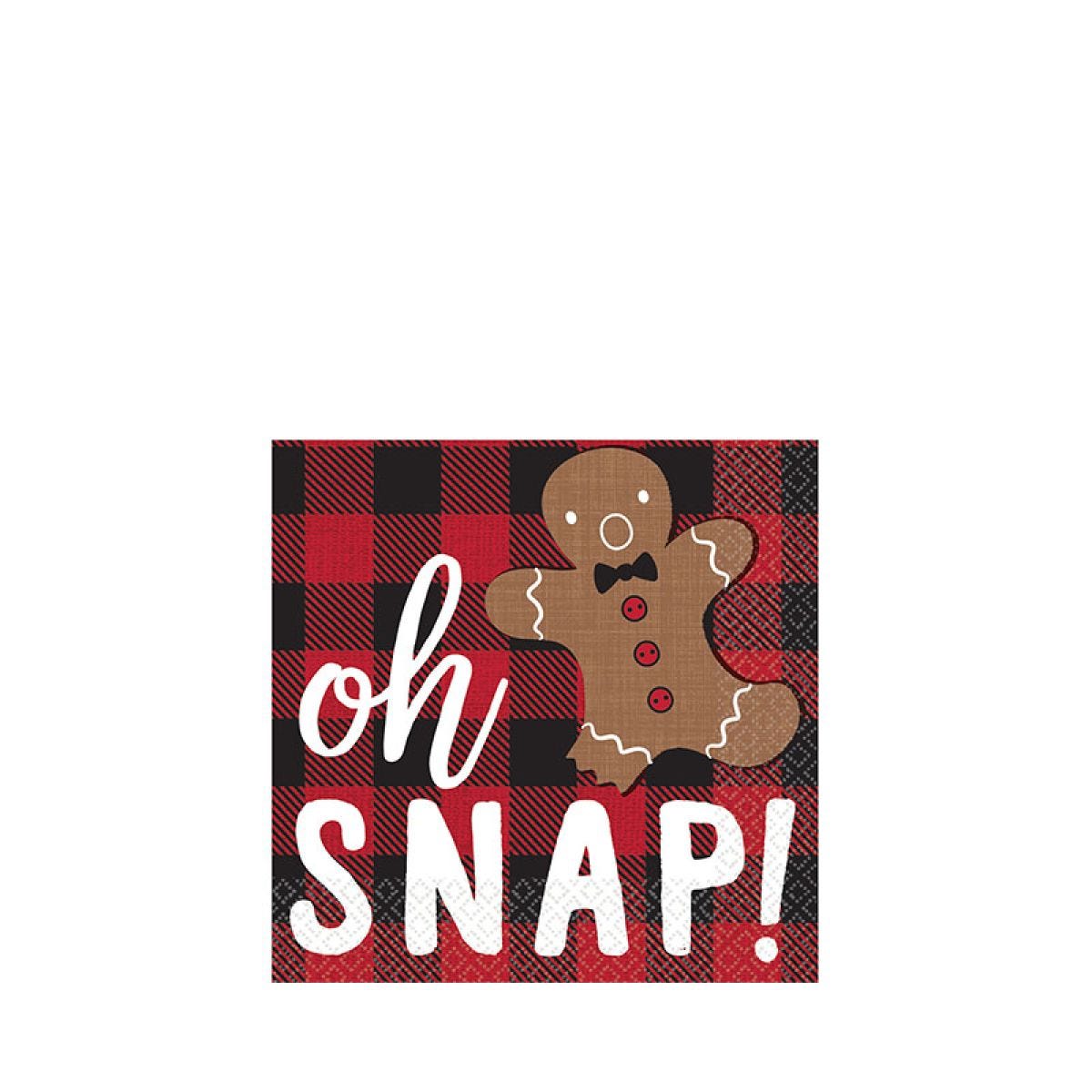 Christmas Ginger Bread  Paper Napkins 25cm (16pk)