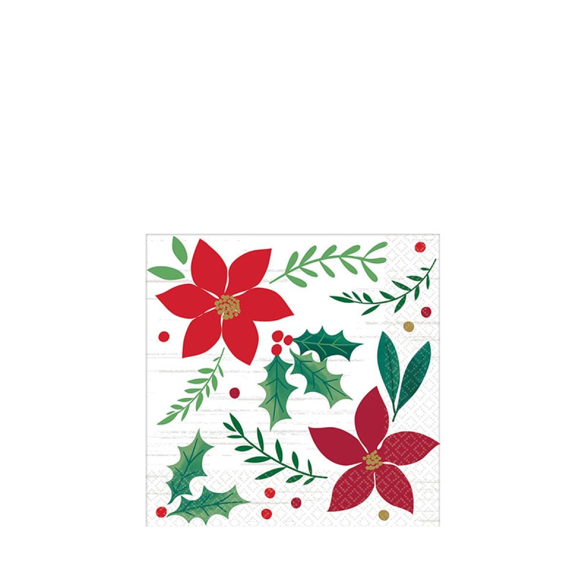 Christmas Wishes Paper Napkins 25cm (16pk)