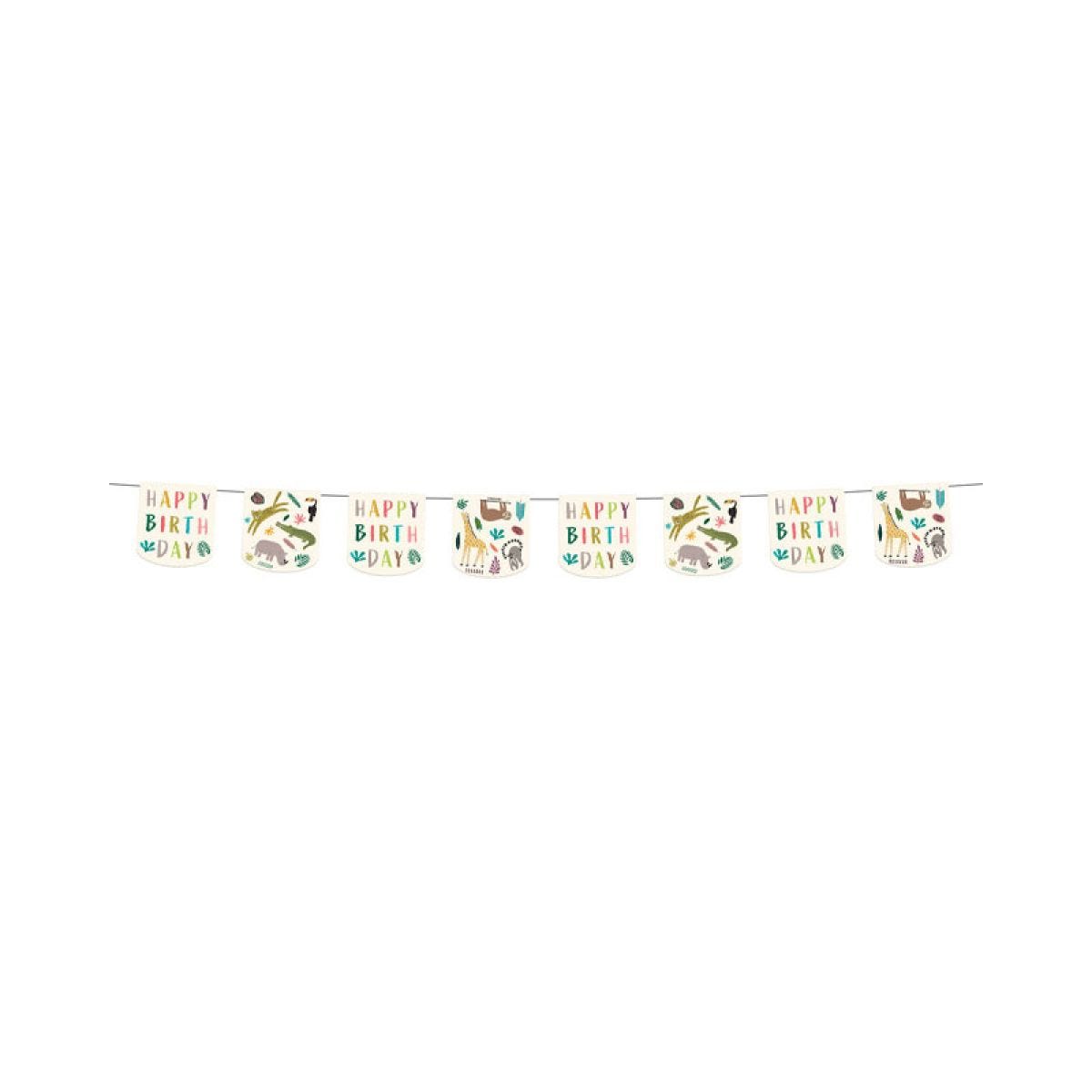 Zoo Party Paper Bunting - 6m