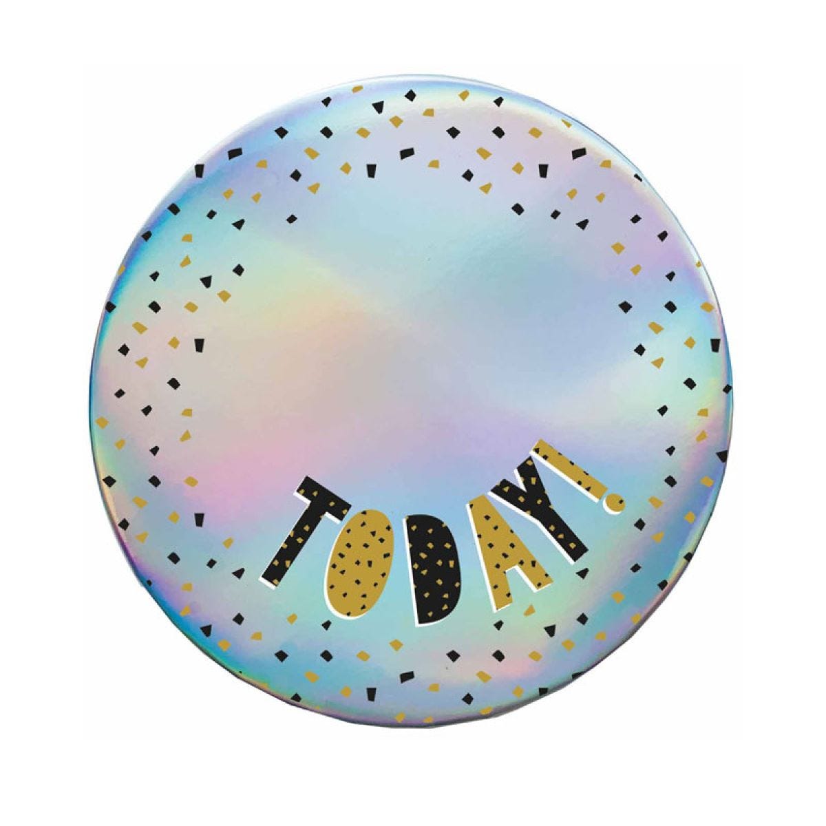 Today! Add-an-Age Black & Gold Badge - 9cm