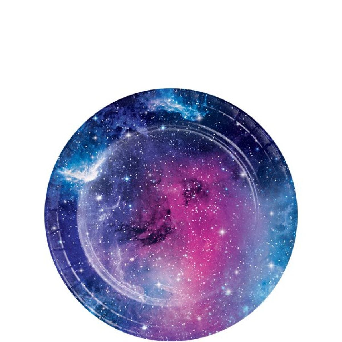 Galaxy Dessert Plates - 17cm Paper Plates