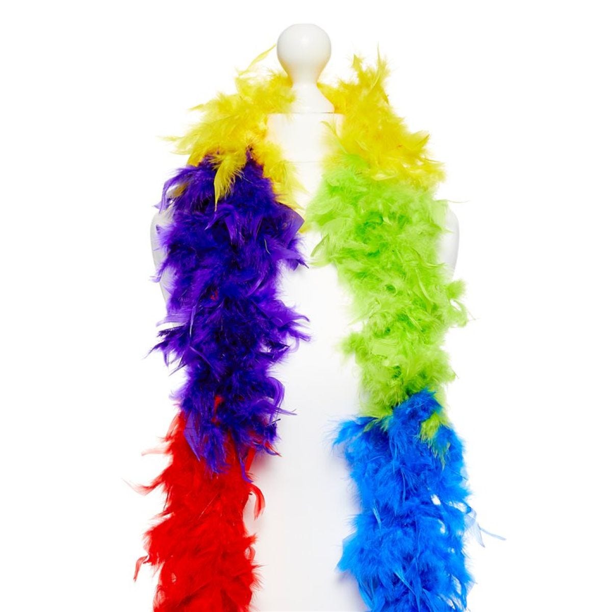 Rainbow Pride Feather Boa