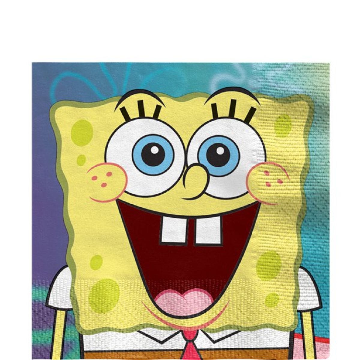 SpongeBob Paper Napkins - 33cm (16pk)