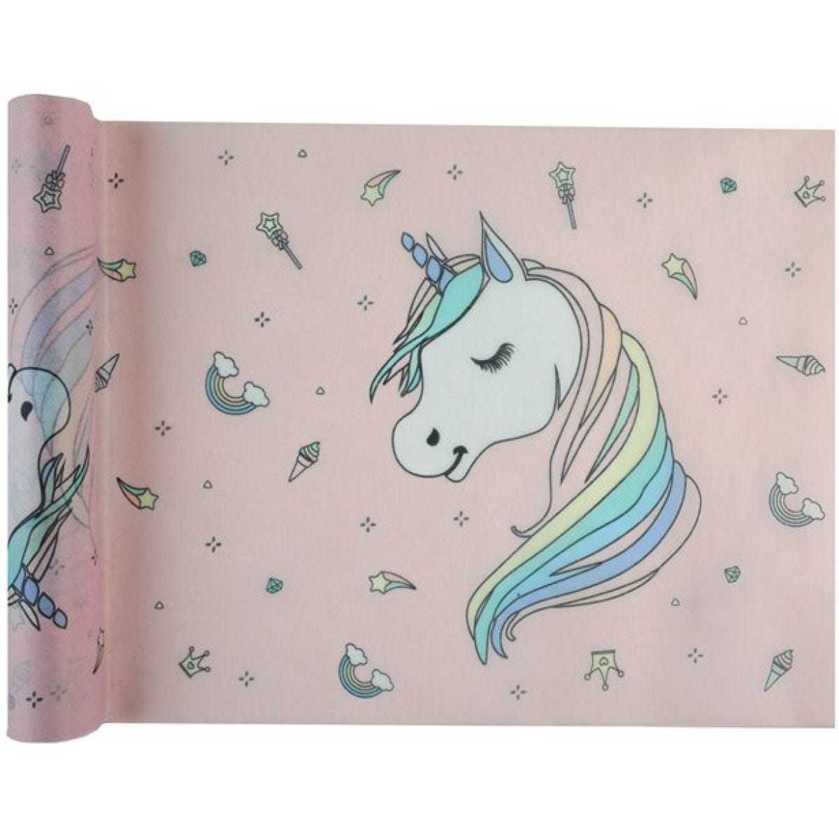 Unicorn Fabric Table Runner - 5m