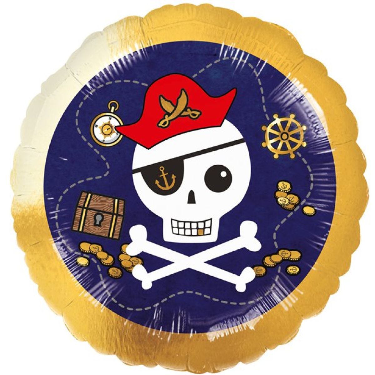 Treasure Island Pirate Balloon - 18" Foil