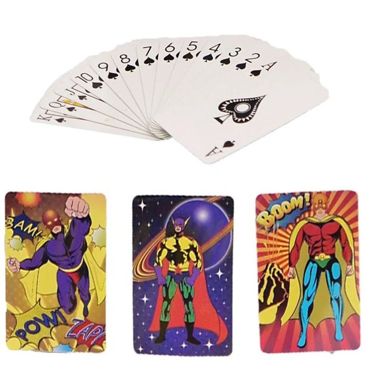 Super Hero Mini Playing Cards