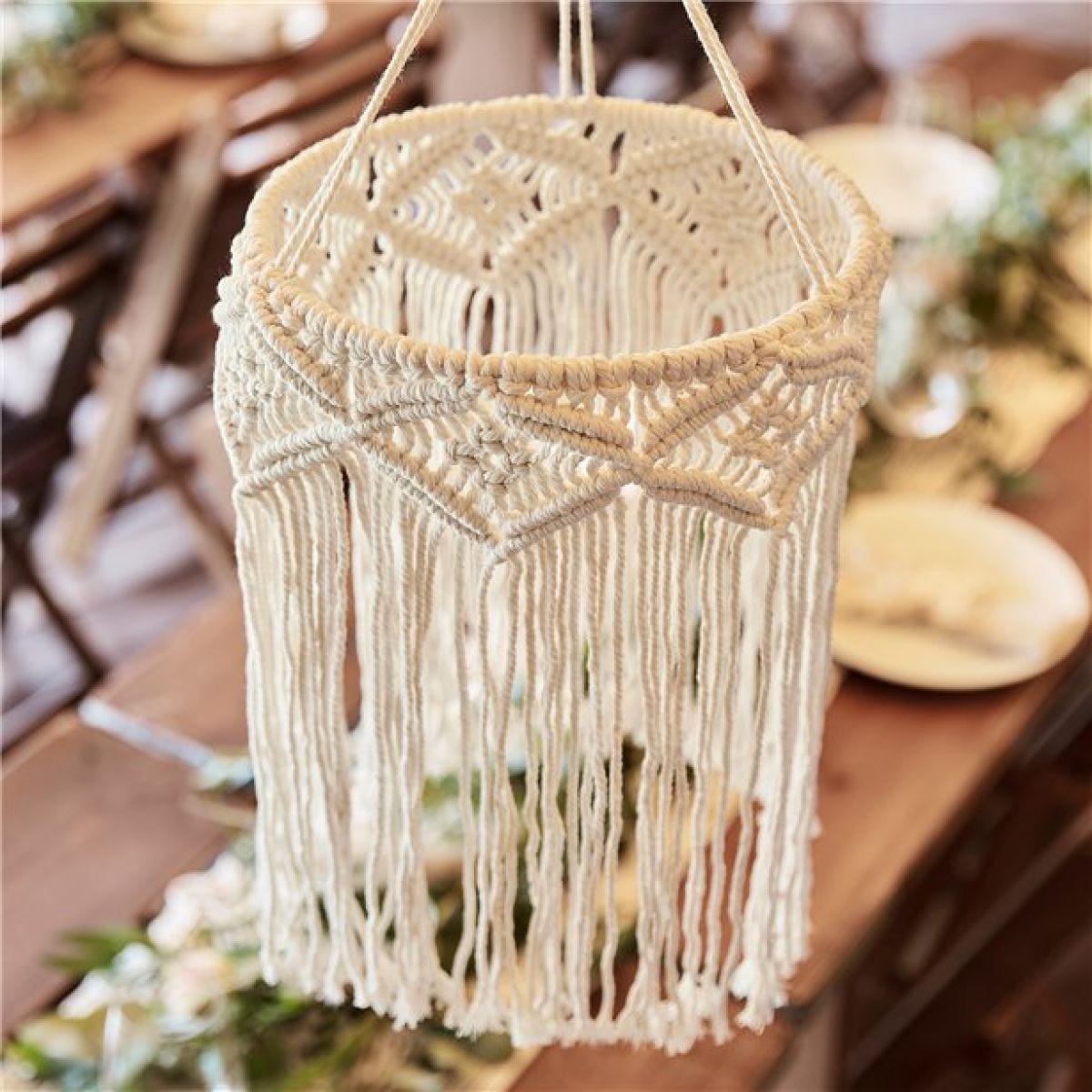 Macrame Chandelier Decoration