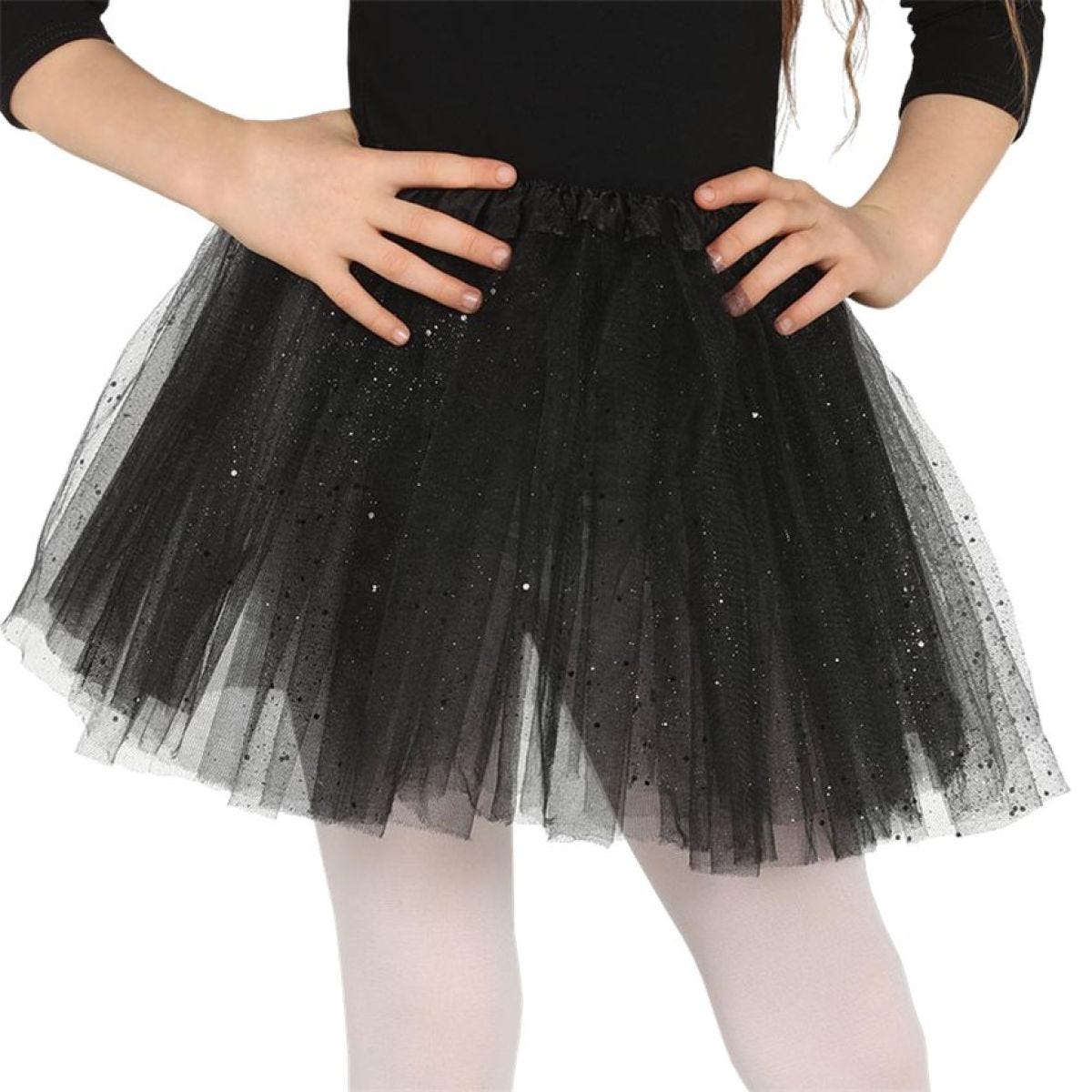 Black Glitter Tutu - Child One Size