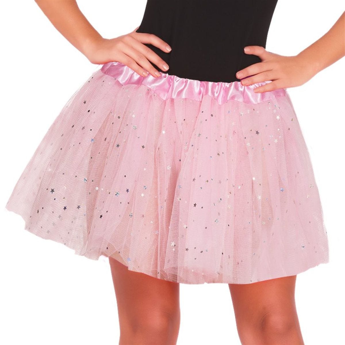 Light Pink Glitter Tutu - Adult One Size