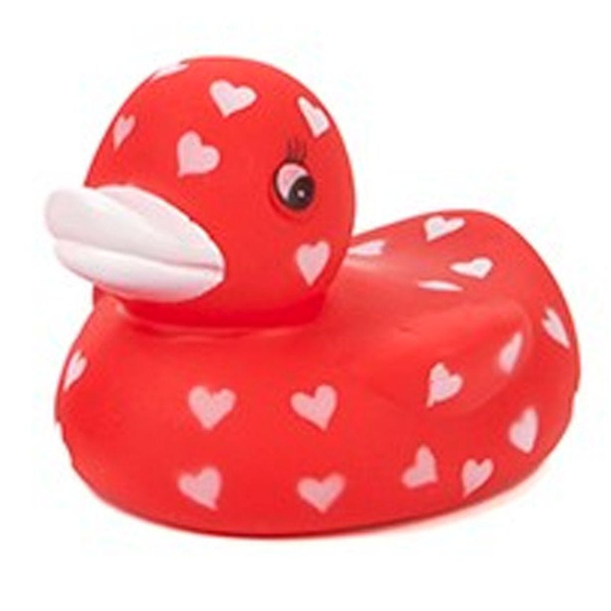 Valentine&apos;s Rubber Duck - 7cm Assorted Colours