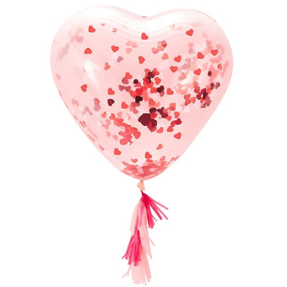 Heart Confetti Latex Balloon Kit