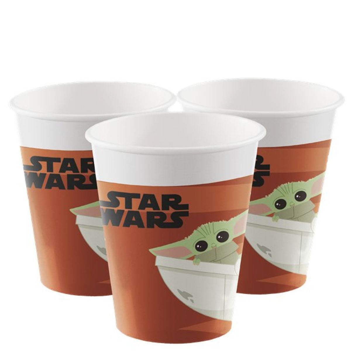 Star Wars Mandalorian Paper Cups - 200ml (8pk)
