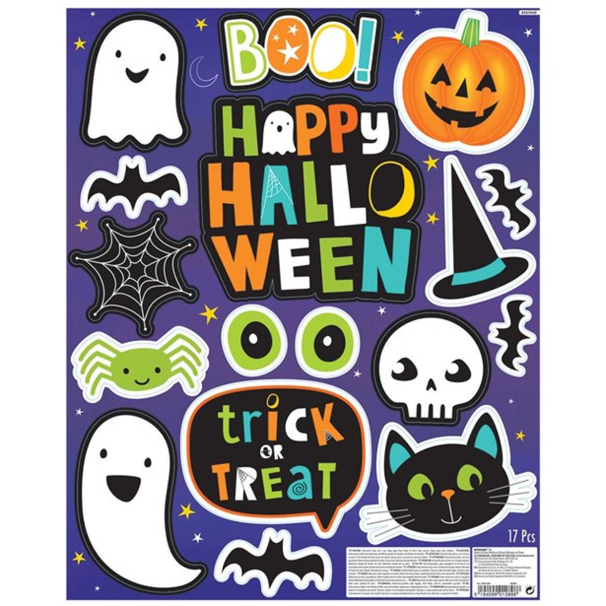 Hallo-ween Friends Window Stickers