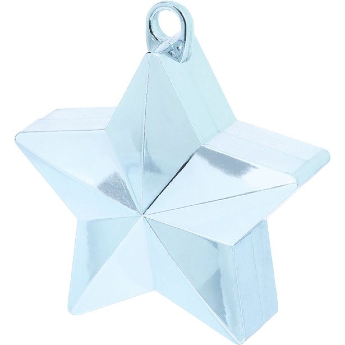 Light Blue Star Balloon Weight - 165g