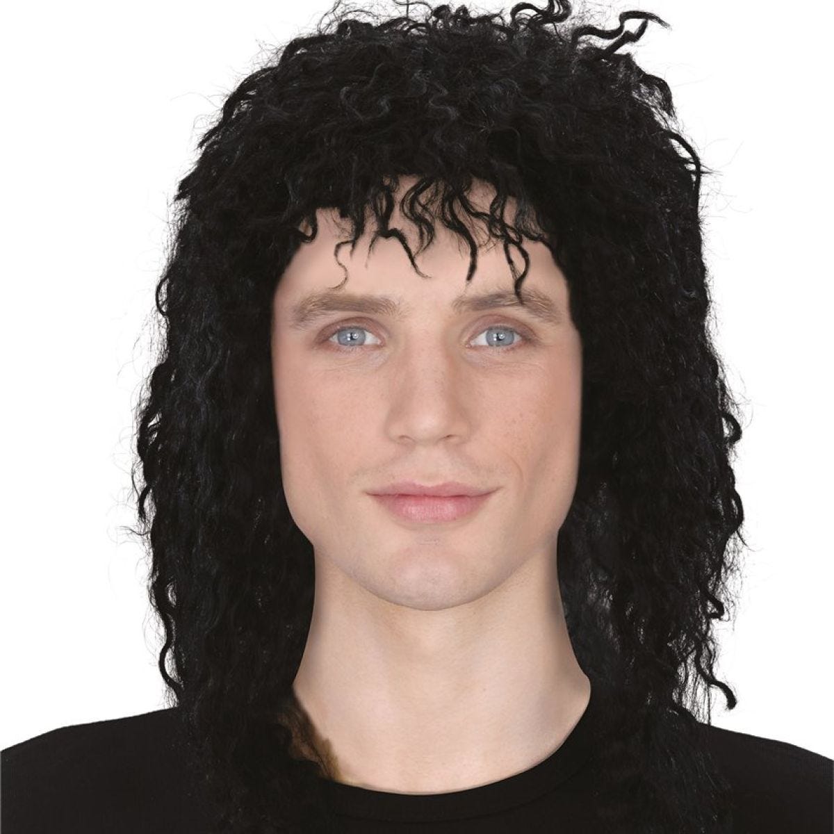 Black Wavy Guy Wig