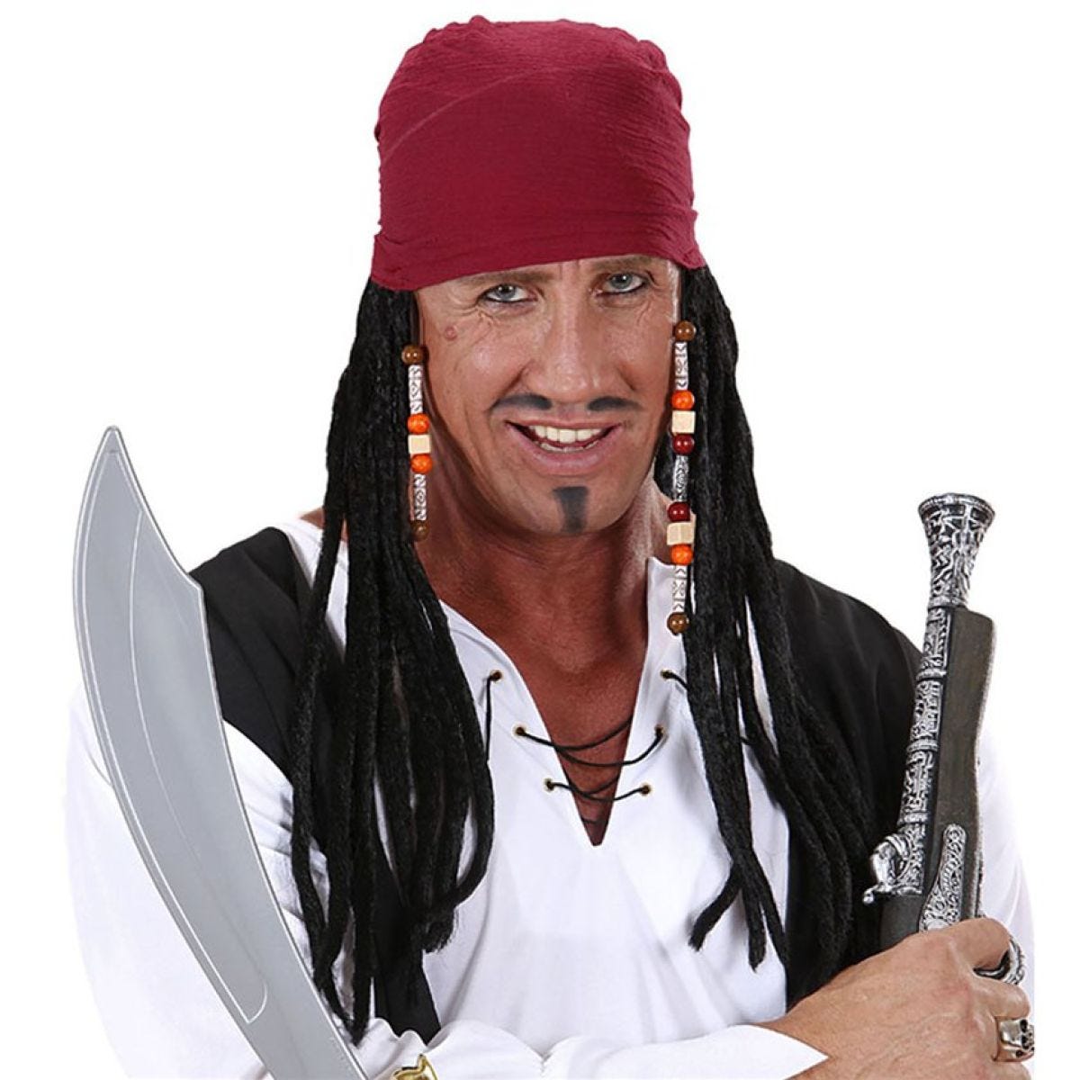 Pirate Dreadlocks with Bandana