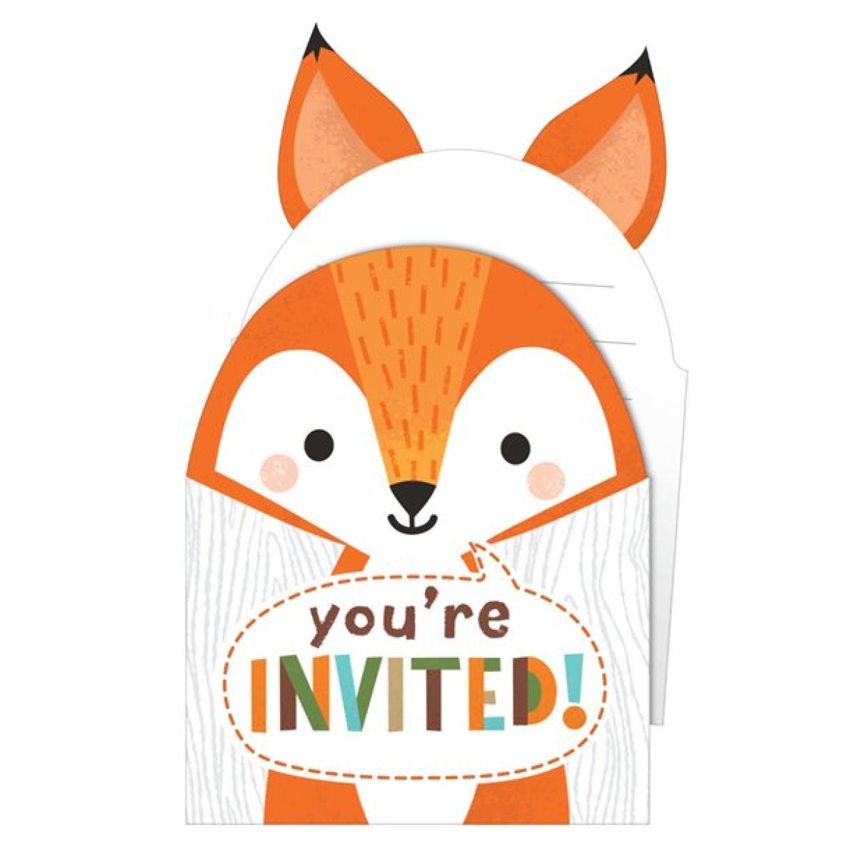 Woodland Animals Invitations (8pk)