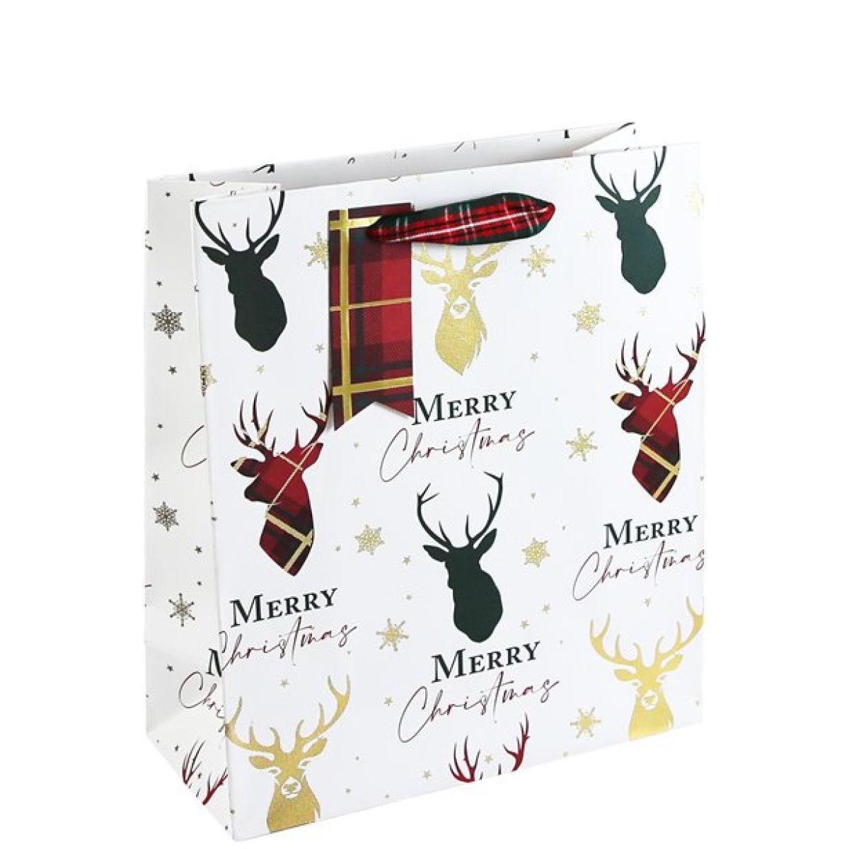 Stag Medium Gift Bag - 25.5cm x 21.5cm