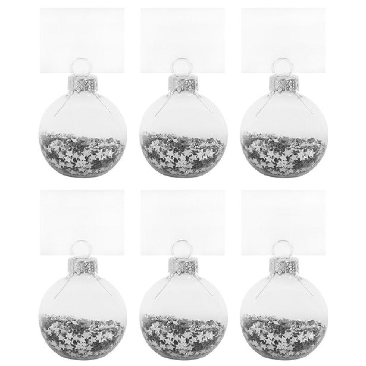 Star Confetti Place Card Holder (6pk)