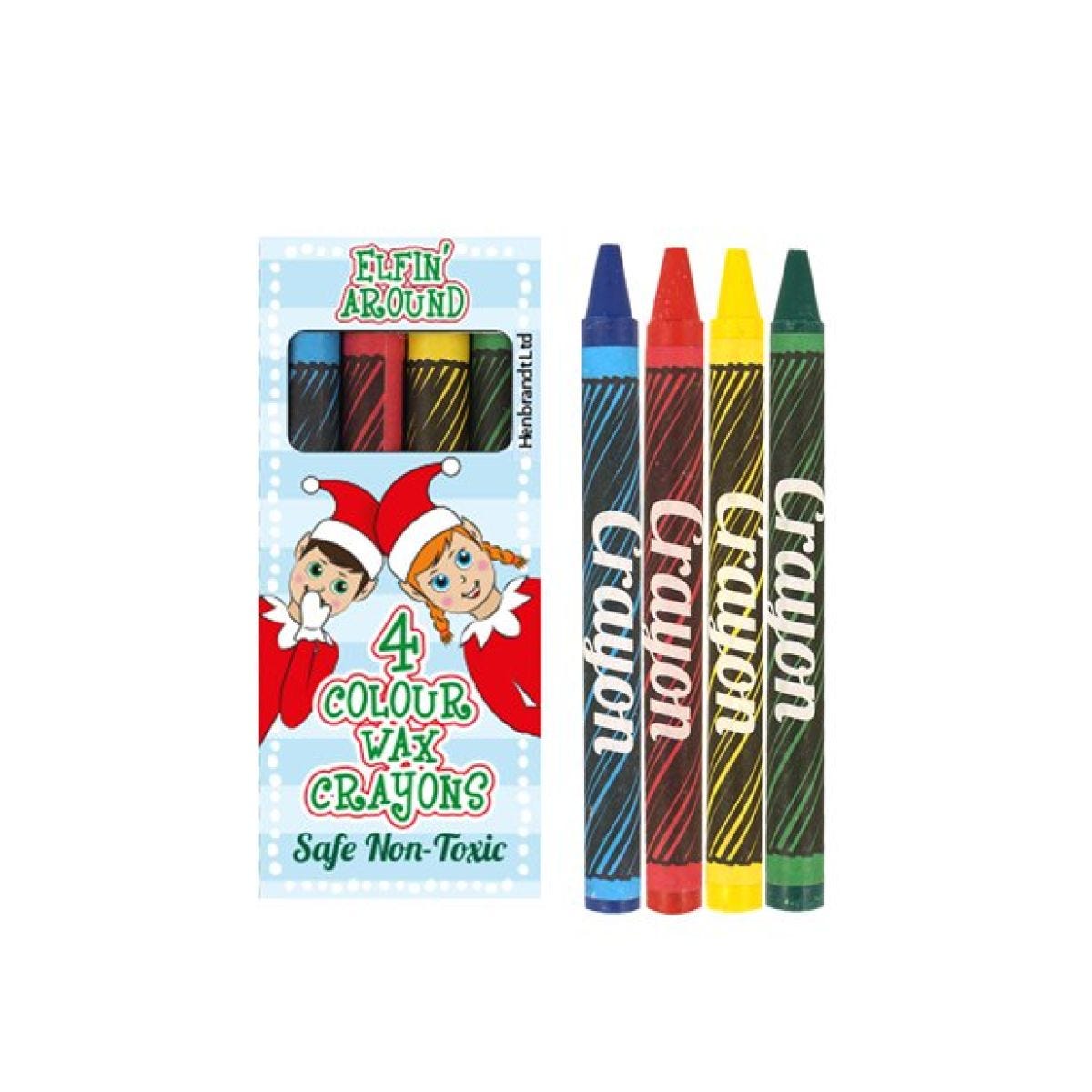 Elfin Around Wax Crayons