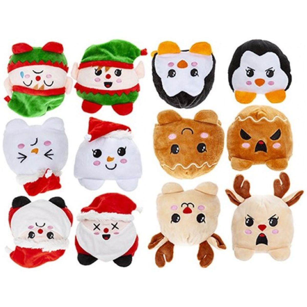 Flip&apos;Em Christmas Characters - 20cm Assorted Designs