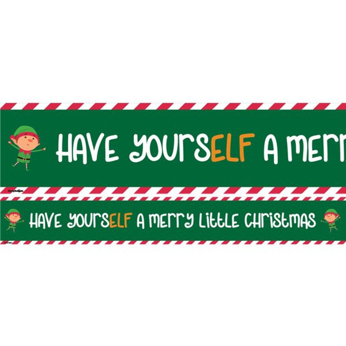 Have YoursELF A Merry Little Christmas Paper Banners - 1m (3pk)