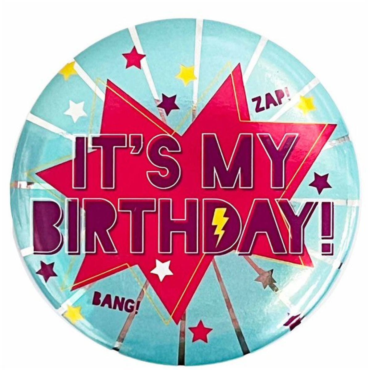 It&apos;s My Birthday Blue Hero Badge