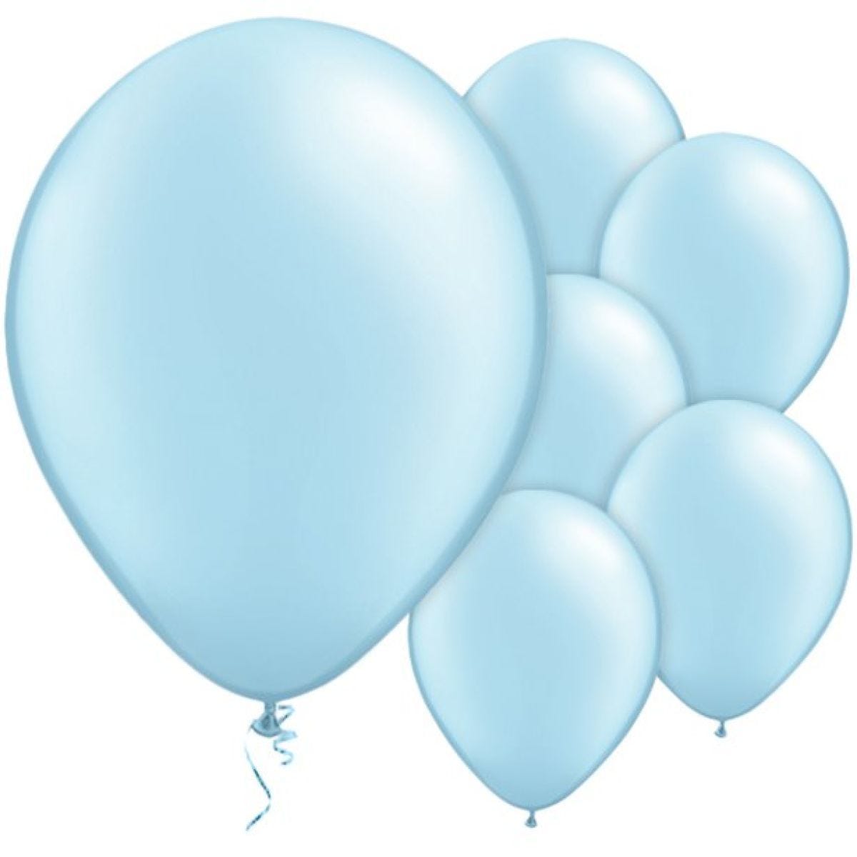 Light Blue Pearl Balloons - 11&apos;&apos; Latex (25pk)