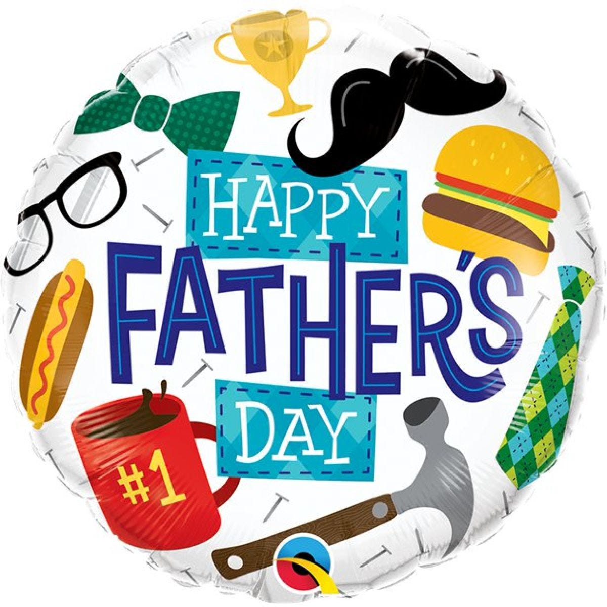 Happy Father&apos;s Day #1 Balloon - 18" Foil
