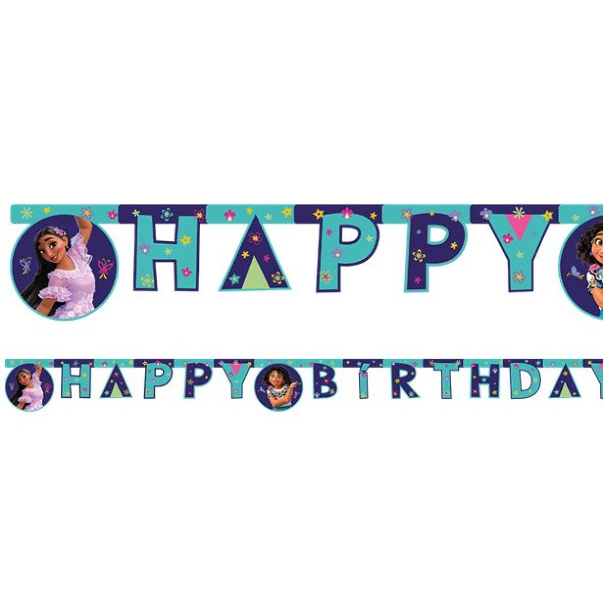 Encanto Paper Happy Birthday Banner - 2m