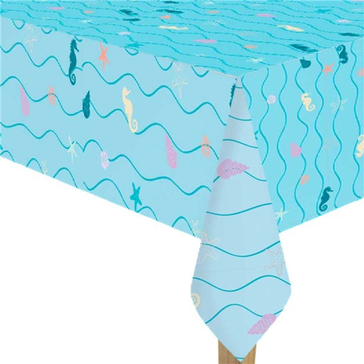 Mermaid Tales Paper Tablecover - 1.8m x 1.2m