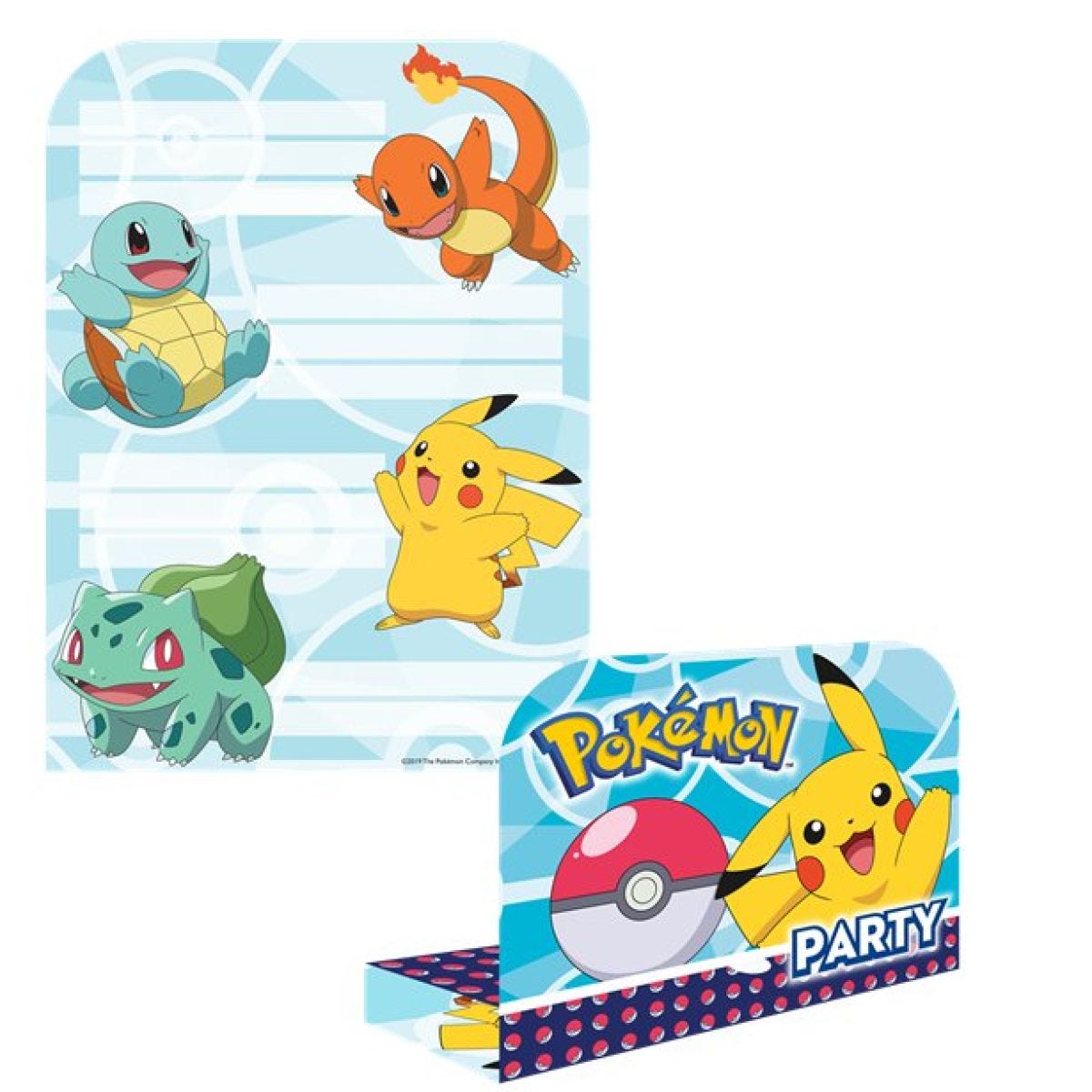 Pokémon Party Invitations