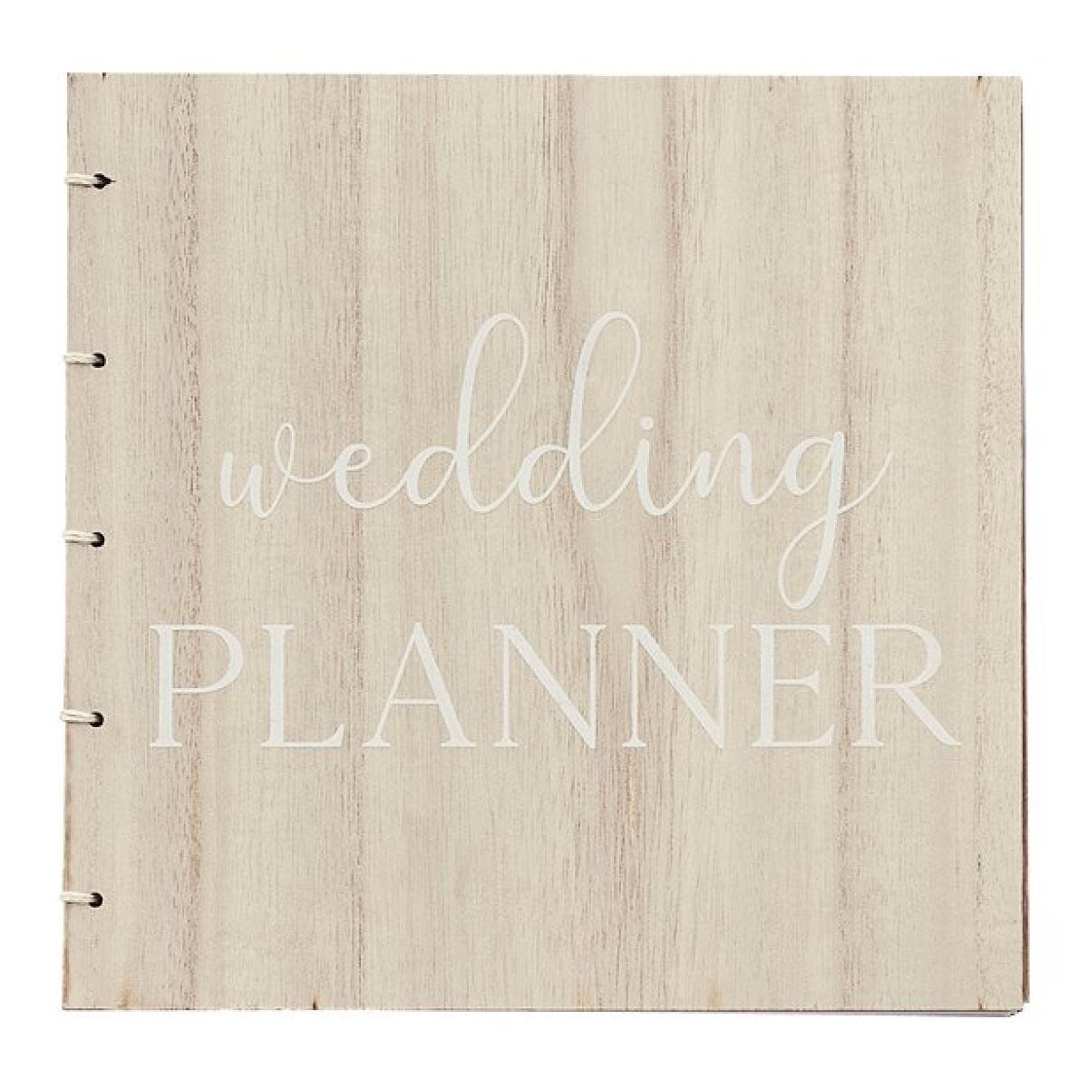 Wooden Wedding Planner