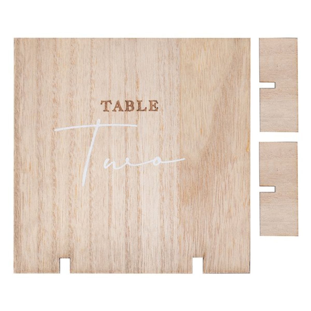 Wooden Table Numbers (12pk)