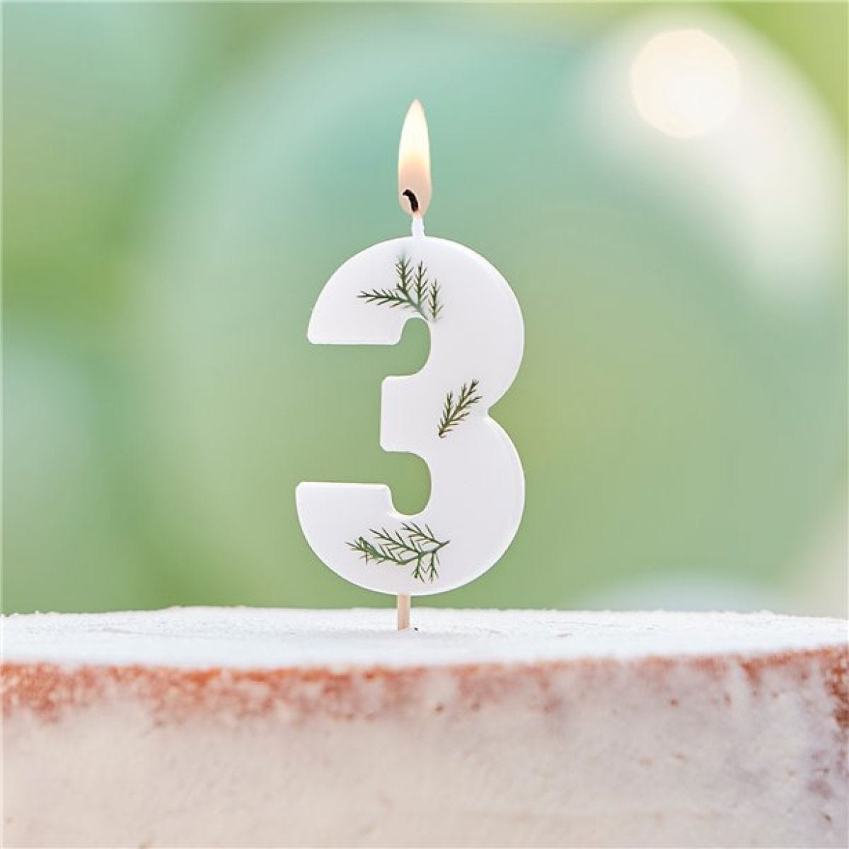 Number 3 Leaf Foliage Candle