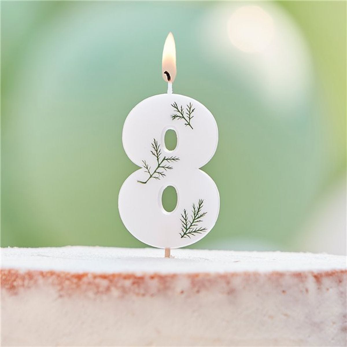 Number 8 Leaf Foliage Candle