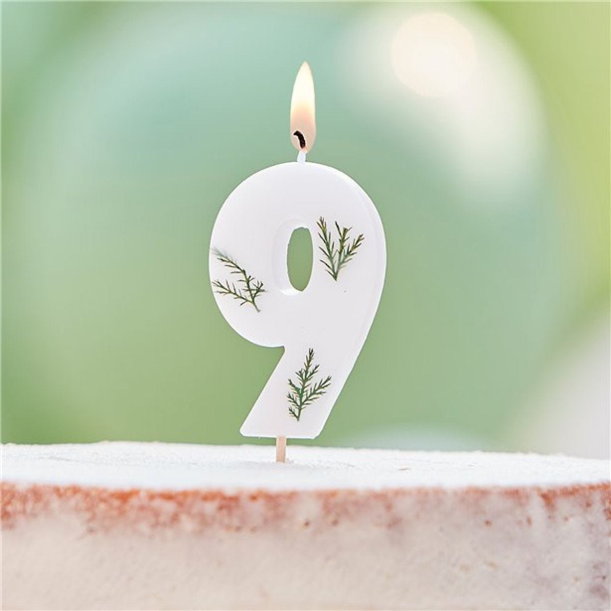 Number 9 Leaf Foliage Candle