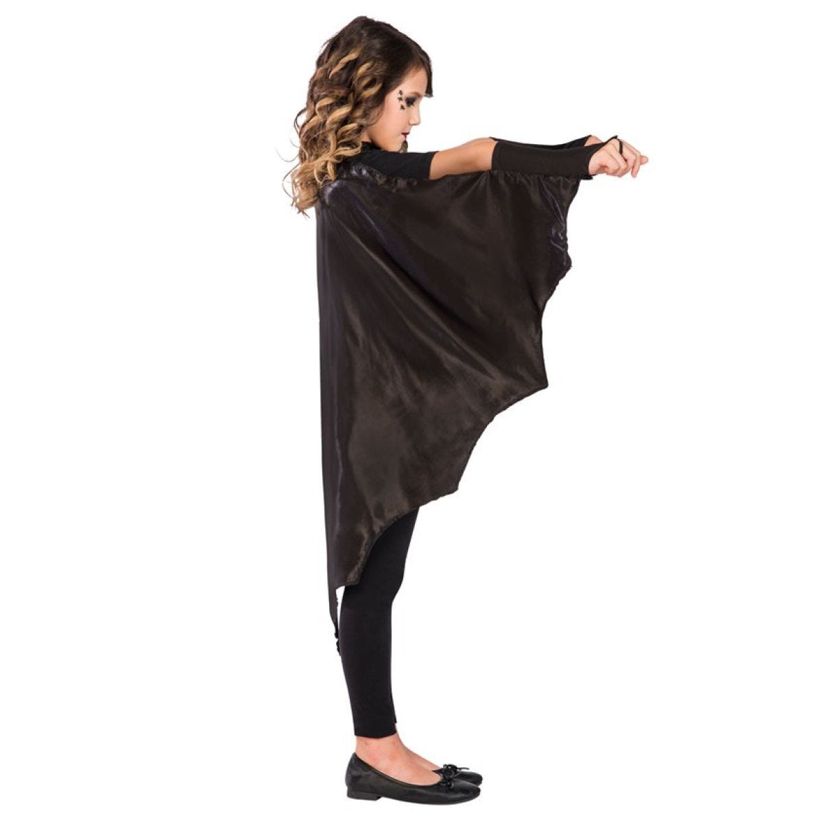 Bat Wing Black Cape - Child