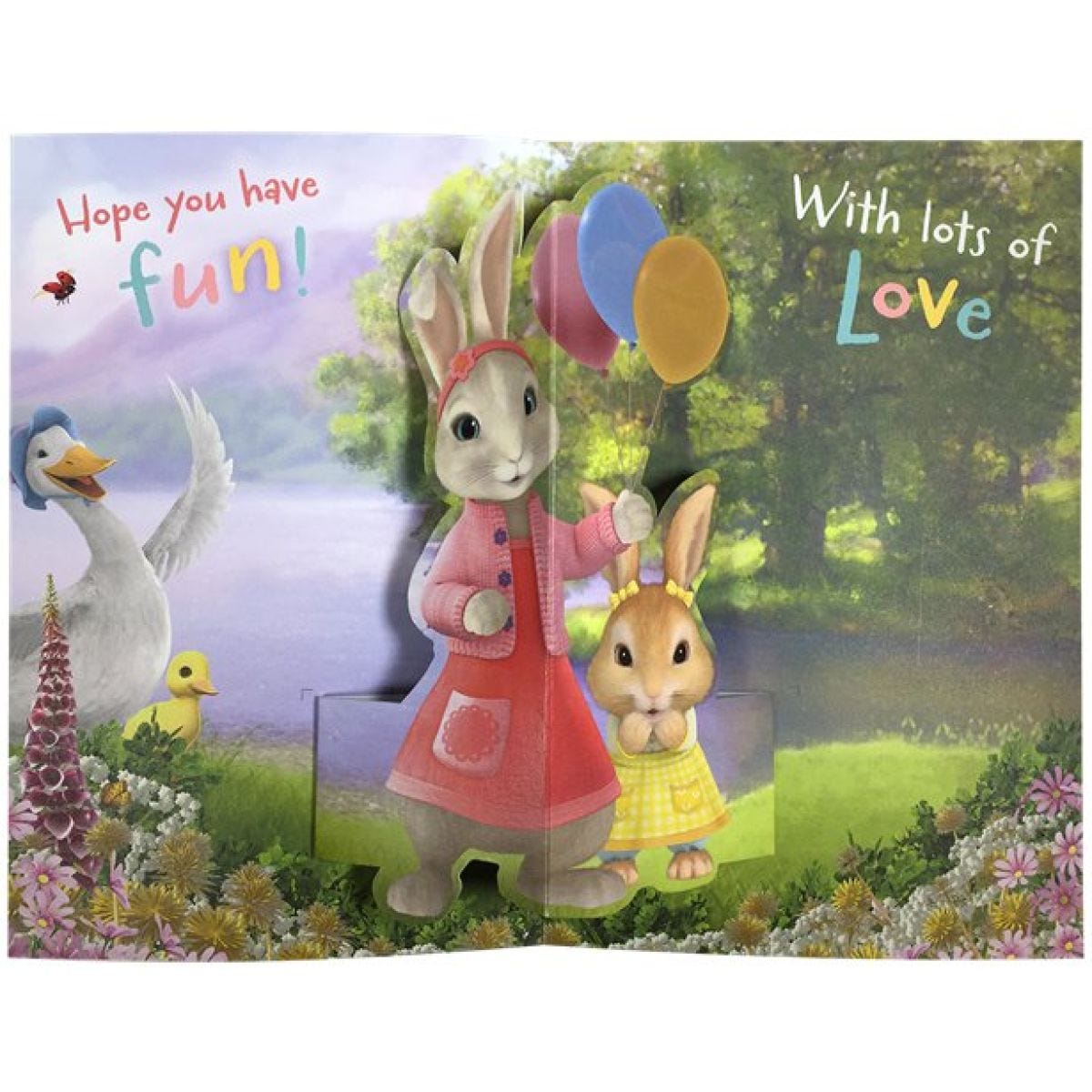 Peter Rabbit &apos;Daughter&apos; Pop-Up Birthday Card