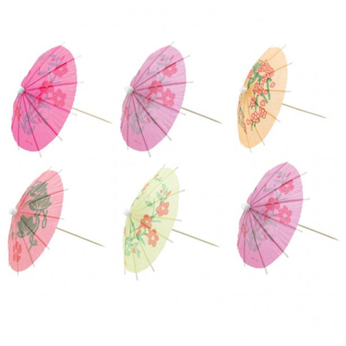 Cocktail Umbrella Picks Assortment - 10cm (20pk)