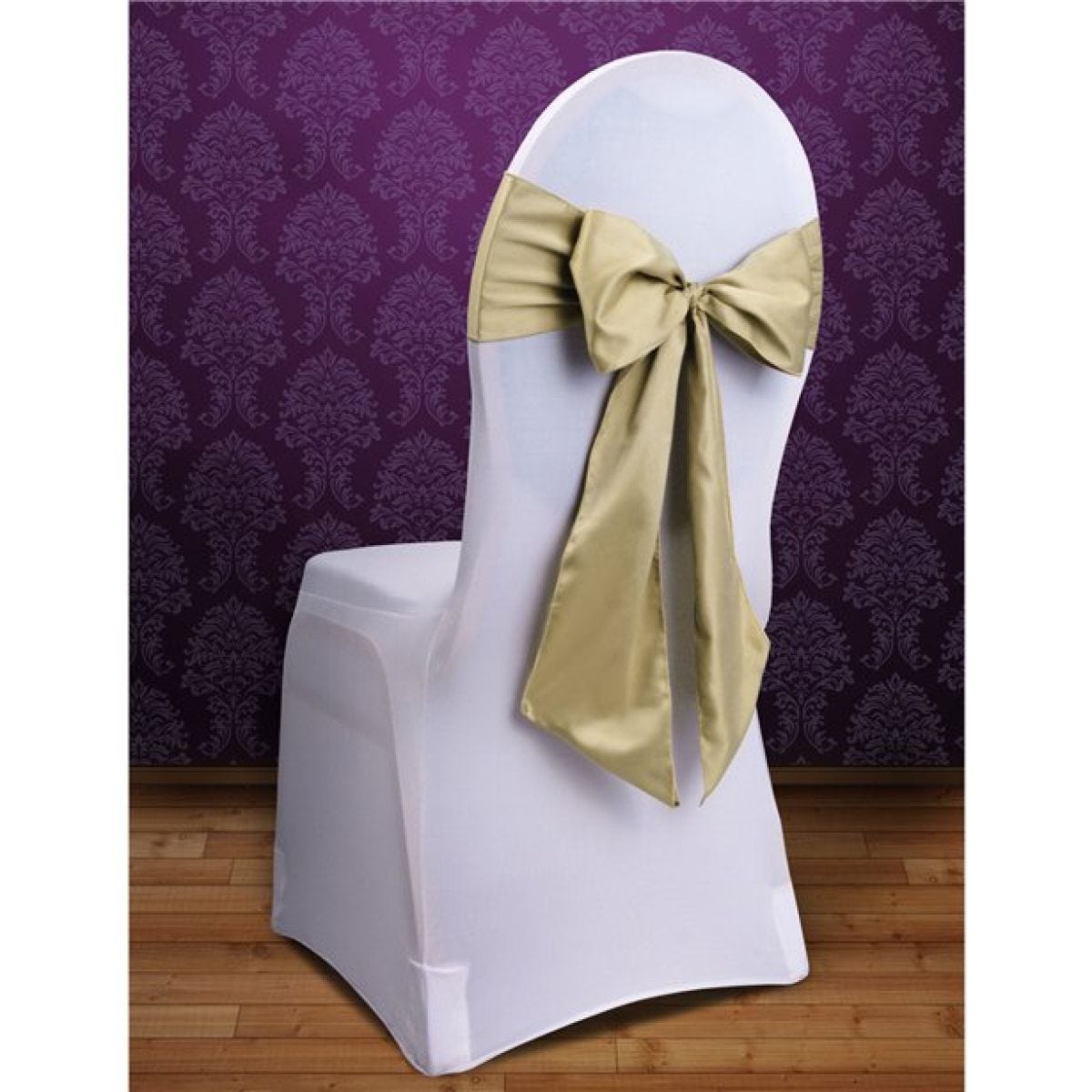 Gold Chair Sashes - 2.7m (10pk)