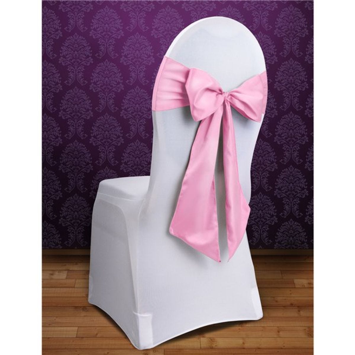 Light Pink Chair Sashes - 2.7m (10pk)