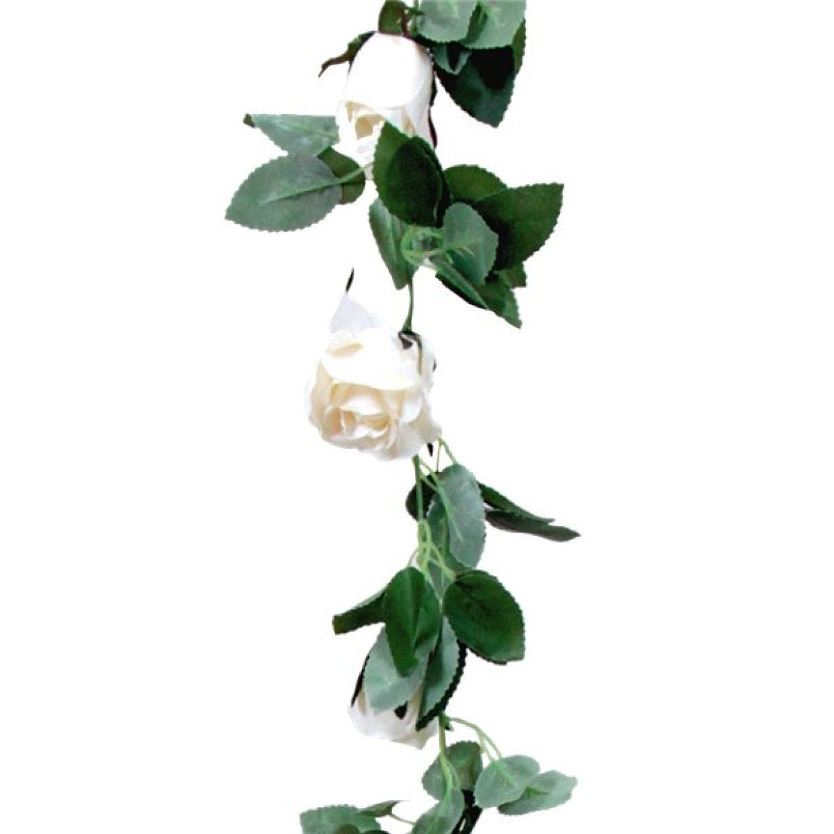 Cream Rose Garland - 1.75m